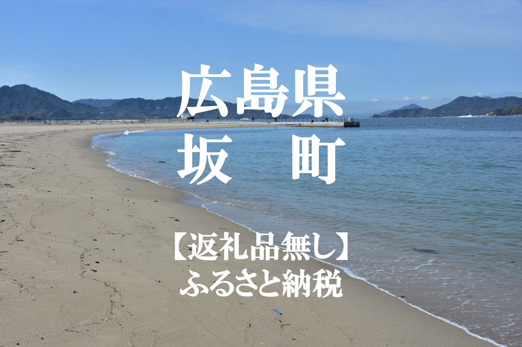 広島県坂町への寄附（返礼品はありません。）