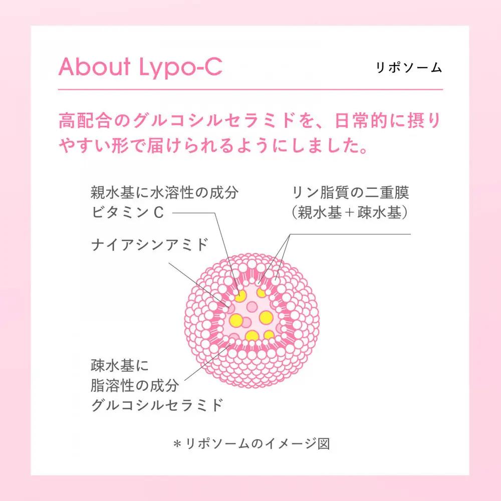 【6ヶ月定期便】【Lypo-C】リポ・カプセル ビタミンC＋Cera（28包入） 2箱