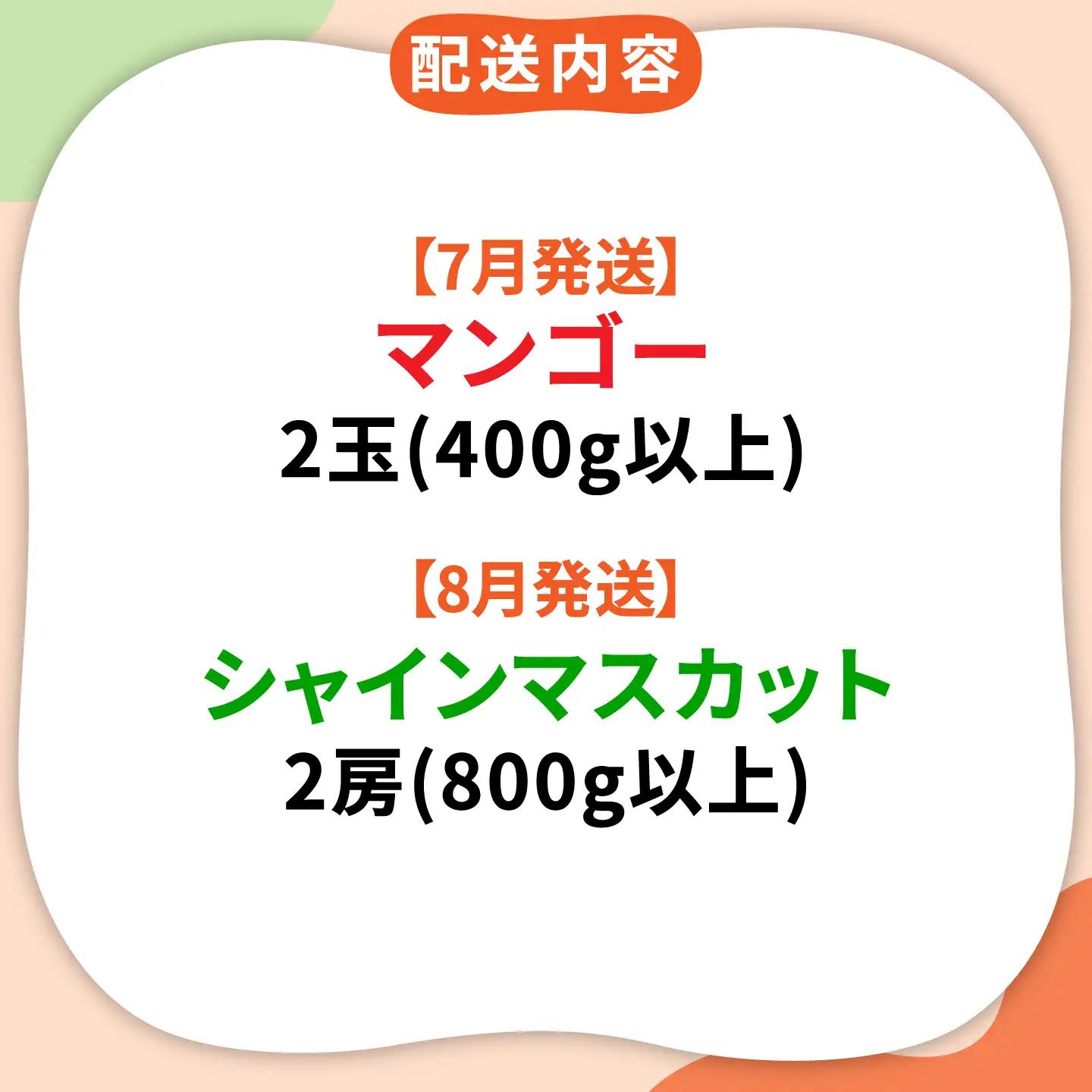 【2回定期便】【2027年7月-発送】マンゴー＆シャインマスカットの豪華セット / 南島原市 / 松川農園 [SAX004]