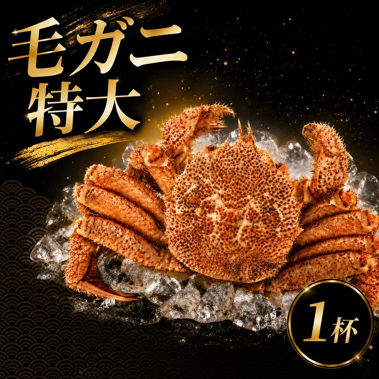 【ふるさと納税】 【 姫丸 の 毛ガニ ・ 特大 茹で上げ 800g ～ 900g 1杯 】 9月 - 10月 配送