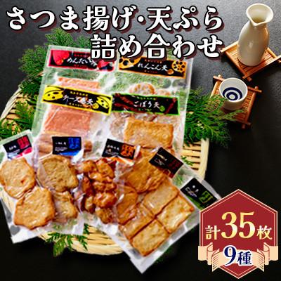 ふるさと納税 長洲町 さつま揚げ天ぷら詰合せ 9種 35枚
