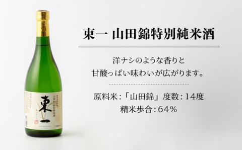 東一 山田錦特別純米酒・純米吟醸酒720ml2本 【嬉野酒店】 NBQ002