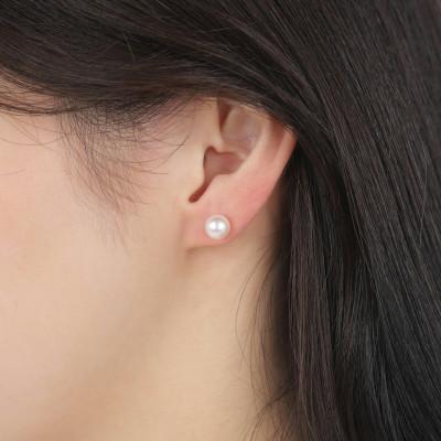 ふるさと納税 志摩市 老舗の真珠専門店・高品質 アコヤ真珠 ピアス 7.0〜7.5ミリ K18YG |  | 03