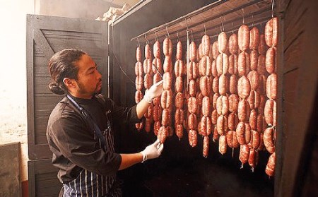 P352-01 イビサスモークレストラン 無添加スモークハム＆ソーセージセット