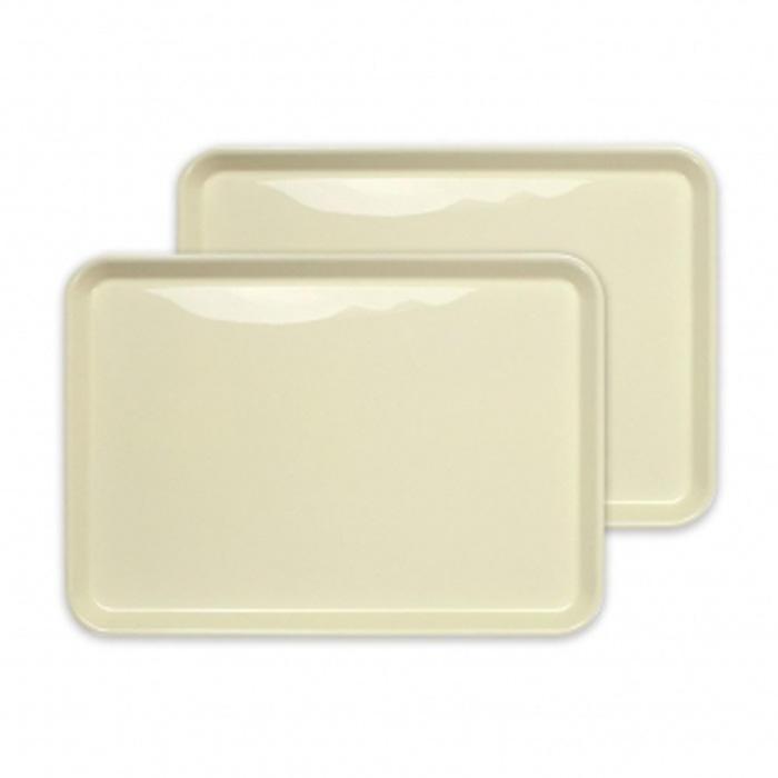 【ふるさと納税】カラフルピノトレー M 33cm ホワイト 2枚組 タツクラフト 【Tk42w】 | 橋本達之助工芸 TATSU-CRAFT おしゃれ 送料無料 日用品 インテリア ランチ