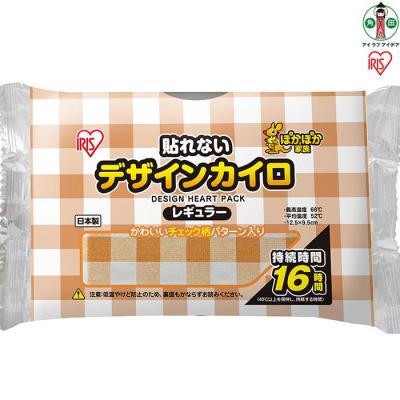 ふるさと納税 角田市 カイロ デザインカイロ 100枚 レギュラー チェック 10枚×10袋