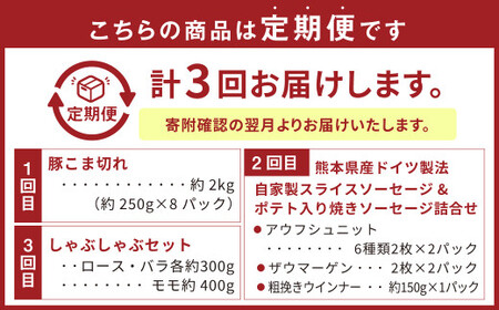 【3ヶ月定期便】 モンヴェールポーク 人気商品定期便