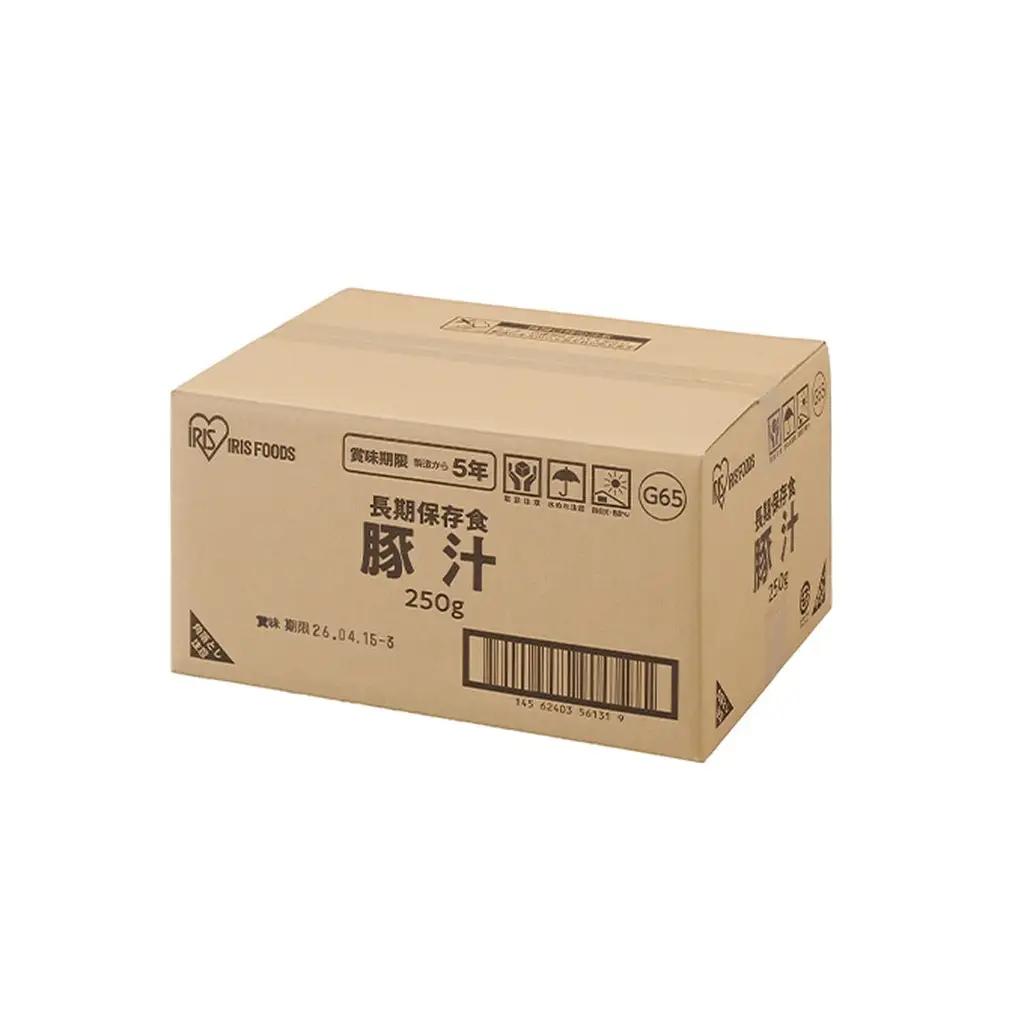 【防災】災対食パウチ豚汁 250g×6袋 アイリスオーヤマ 防災