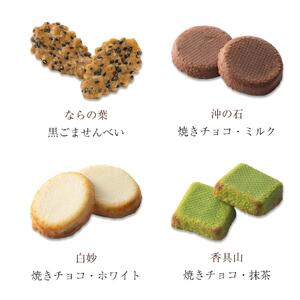 【小倉山荘】をぐら山春秋 あられ＆ショコラベイクド 化粧箱(大)（16袋）｜京都 あられ おかき 有名店 ギフト 人気セット お菓子 お菓子