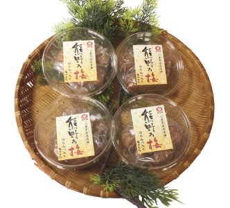 熊野乃梅「はちみつ味」小分け4パックセット【snby0017】