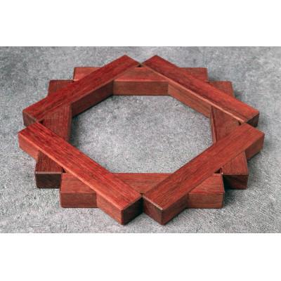 ふるさと納税 宇城市 ポットスタンド(鍋敷き・ケトルレスト)パープルハート