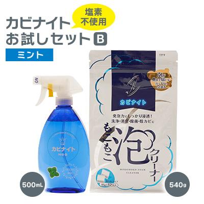 ふるさと納税 東村山市 塩素でなくてもカビとれる!カビナイトお試しBセット(ミント)