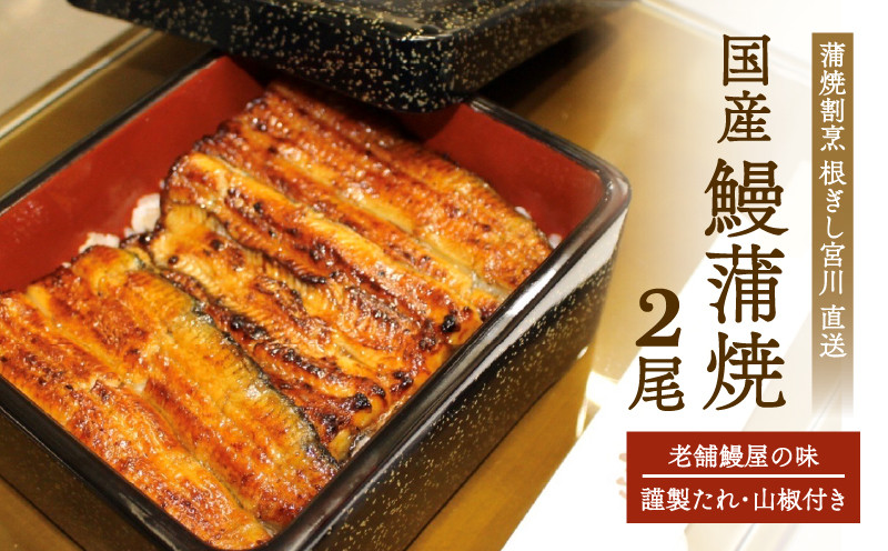 
蒲焼割烹 根ぎし 宮川 【うなぎ蒲焼（130g×2尾）】
