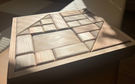 【名入れ可能】家具職人が作った 積み木 島根県雲南市/有限会社三ツ和[AIDE003]