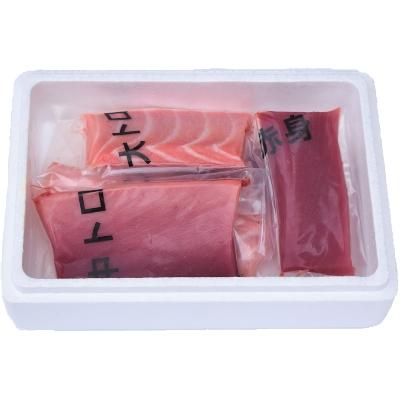 ふるさと納税 湯浅町 【年末12/25〜30発送予定】【プレミア和歌山】本マグロ(養殖)トロ&赤身セット500g |  | 02