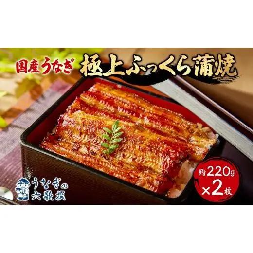 【六歌撰】国産うなぎ＜極上＞ふっくら蒲焼 2枚入り うなぎ 国産 蒲焼 2枚 220g 丑の日 老舗 ふっくら 職人 六歌撰 手焼き ギフト 父の日 母の日 お取り冷凍 贈り物 誕生日 プレゼント 敬老の日 お祝い 贈答用 お返し おすすめ 松戸市 松戸 千葉県 千葉