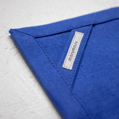 ふるさと納税 葛飾区 創業120年余!丸枡染色のblue/1プレート用正方形1枚　額縁ランチョンマット　東京葛飾区柴又 |  | 02