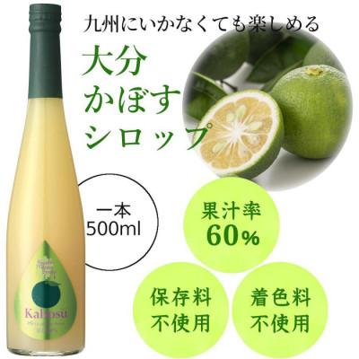 ふるさと納税 水俣市 九州を飲む! 九州果実 シロップ カボス 500ml 1本 【福田農場】 |  | 01