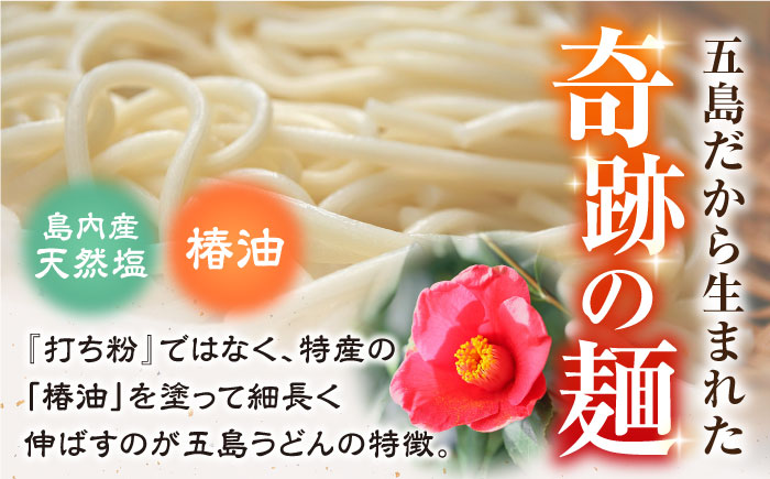 【全6回定期便】あごだしで！五島うどんの食べくらべ 五島うどん 乾麺 飛魚 あご出汁 細麺 五島市/中本製麺 [PCR030]