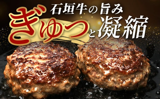 石垣牛100％ ハンバーグ　(100ｇ×10個)【化粧箱入り】｜国産 石垣牛100% 高級 黒毛和牛 ビーフ ハンバーグ詰め合わせ  ID-1