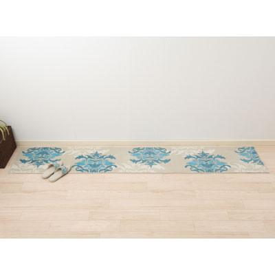 ふるさと納税 小野市 DECORMUSEE サミーラ キッチンマット 45×270cm ブルーグレー |  | 01