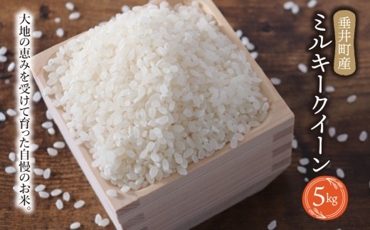 《令和7年産》岐阜県産 ミルキークイーン 5kg  | 垂井町産 お米 米 こめ コメ 白米 精米 ご飯 ライス 産地直送 ギフト 贈答用 プレゼント リピーター多数