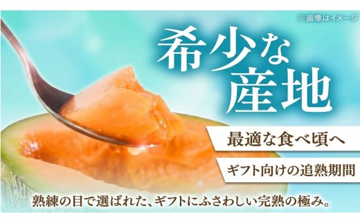 【2027年先行予約】おいわけメロン 1.6kg以上×3玉【8月配送】赤肉メロン 糖度16度以上 北海道安平町産 ギフト お中元 ※着日指定不可