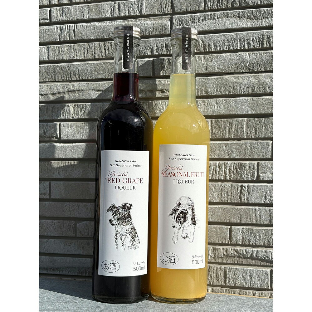 【ふるさと納税】甘口で飲みやすい ツバイゲルト＆ハックナイン リキュール 2本セット 500ml × 2本 甘口 飲みやすい ギフト ワインぶどう りんご 北海道 特産品 お酒 アルコール 果実酒 ワイン 洋酒 プレゼント クリスマス お歳暮 記念日 誕生日 北海道 余市町 送料無料