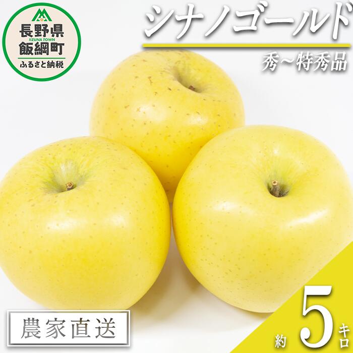【ふるさと納税】 りんご シナノゴールド 秀 〜 特秀 5kg 松橋りんご園 沖縄県への配送不可 令和7年度収穫分 長野県 飯綱町 〔 信州 果物 フルーツ リンゴ 林檎 長野 15500円 予約 農家直送 〕発送時期：2025年11月上旬〜2025年12月中旬 {***}