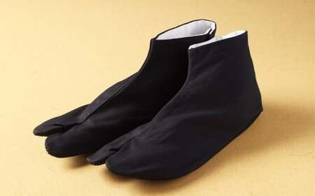 雲才足袋四枚馳黒底【24.0cm】