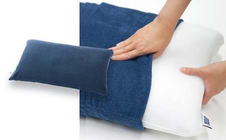 【3営業日以内に発送】エアウィーヴ ピロー ソフト × ピローケース ソフトタッチ セット（ネイビー） [ 枕 枕 枕 枕 枕 まくら まくら まくら まくら まくら エアウィーヴエアウィーヴエアウィ