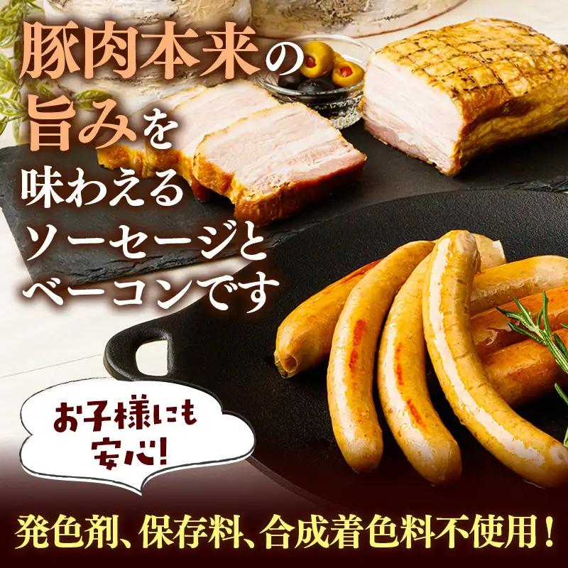 ソーセージ 4種 ベーコン セット ソーセージ