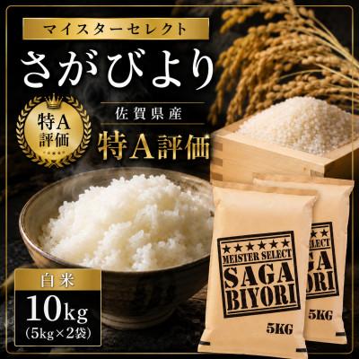 ふるさと納税 伊万里市 令和7年産さがびより【白米】10kg(5kg×2袋)【特A評価】《マイスターセレクト》(伊万里市)