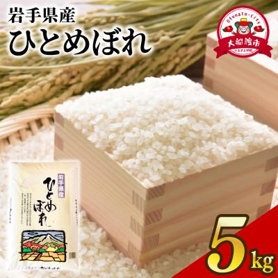 ふるさと納税 大船渡市 ひとめぼれ5kg×1袋[owada008]