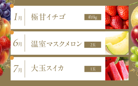 【6回定期便】どうまい フルーツ定期便 プレミアム フルーツ