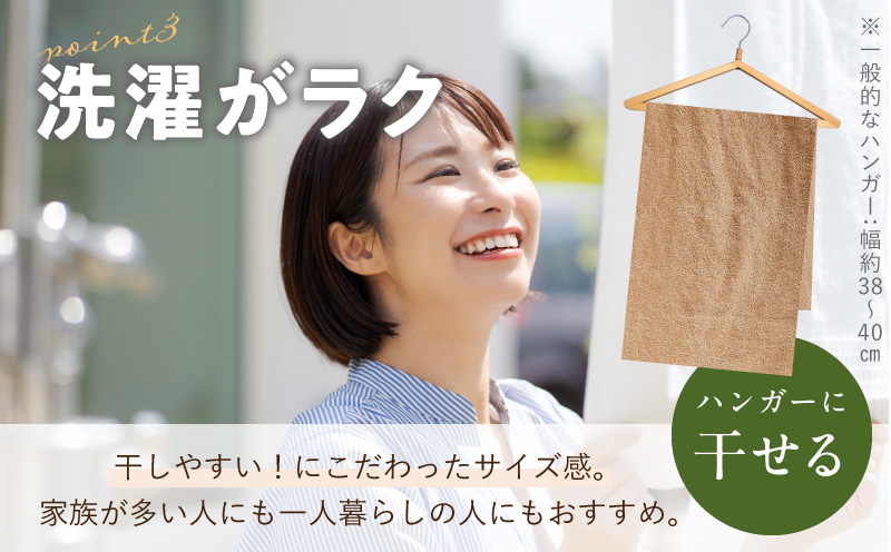 コンパクトバスタオル 6枚 カプチーノ【速乾 中厚 ロングヘアにも最適 泉州タオル 国内製造 国産 吸水 普段使い シンプル 日用品 家族 ファミリー】 099H3812
