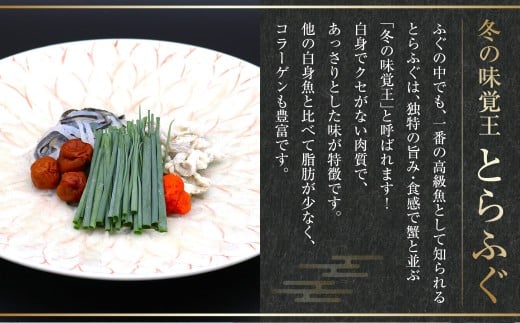 長崎とらふぐ鍋・刺身セット 4人前