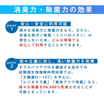 ふるさと納税 千歳市 【驚異の消臭力と除菌力】ダブルバリアプロ(2L) |  | 01