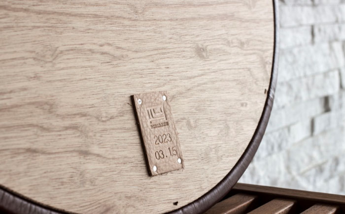 鏡  NOSミラー サークルS ナチュラルレザー製 【MS304（グレージュ）】 鏡 姿見 ミラー レザー 革 ファニチャー 家具 人気 おすすめ 広島県福山市/株式会社心石工芸 [BABV043]