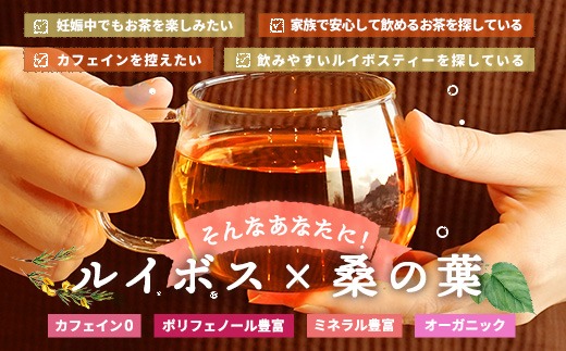 a1020 ルイボス桑茶(100包) オーガニック ノンカフェイン お茶 ルイボス茶 マタニティ【わくわく園】