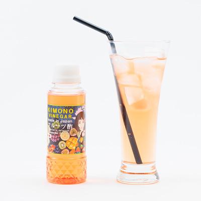 ふるさと納税 阿南市 【KIMONO VINEGAR】フルーツ酢ジュース(国産いちご酢)180ml　16本/cs　 |  | 03