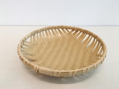 【竹工芸】網代編盛篭（8寸）