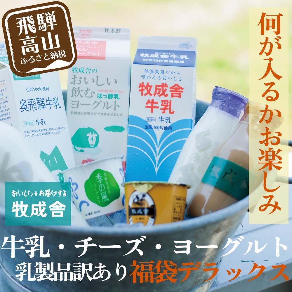 【ふるさと納税】訳あり 乳製品 福袋 デラックスセット 乳製品 ヨーグルト 牛乳 種類おまかせ セット 詰合せ 牧成舎 DF004