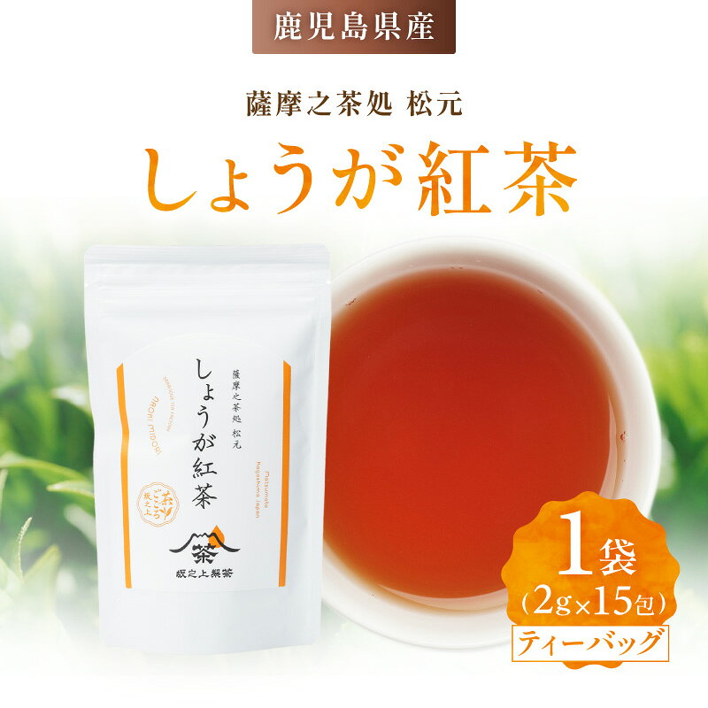 【ふるさと納税】しょうが紅茶 紅茶 べにふうき 生姜 ショウガ しょうが お茶 茶 茶葉 ティー 飲料 ドリンク 日本茶 休憩 休息 ひとやすみ 美味しい おいしい おやつタイム 坂之上製茶 鹿児島 おすすめ ランキング プレゼント ギフト