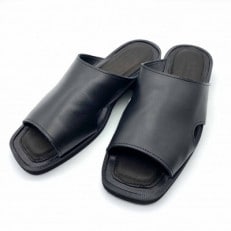 WRAP SANDALS/ラップサンダル　 ブラック×ブラック　25(25.0～25.5cm)