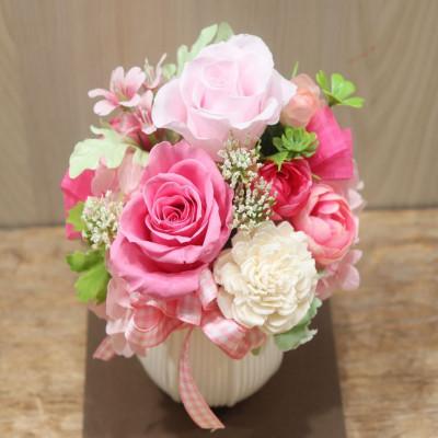 ふるさと納税 ふじみ野市 花のんオリジナル　プリザーブドフラワー(ピンク系)