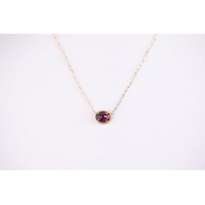 ふるさと納税 甲府市 MB1008　ドレスネックレス　ロードライトガーネット |  | 01