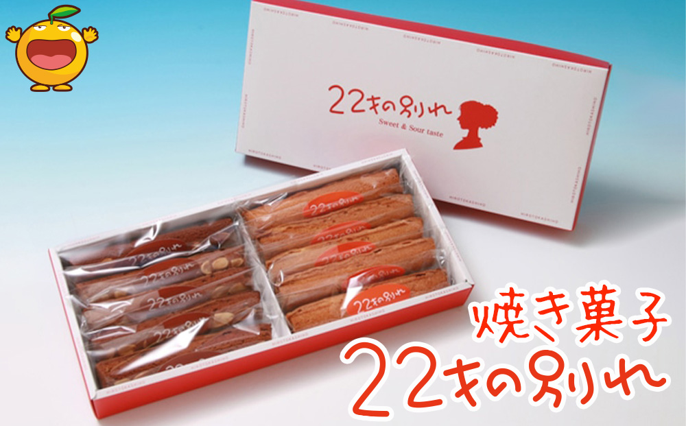 焼き菓子 22才の別れ (オレンジ棒5本・チョコ棒5本セット)  マドレーヌ フルーツケーキ パウンドケーキ オレンジピール チョコレート 洋菓子 和菓子 茶菓子 詰め合わせ ギフト 大分県産 九州産