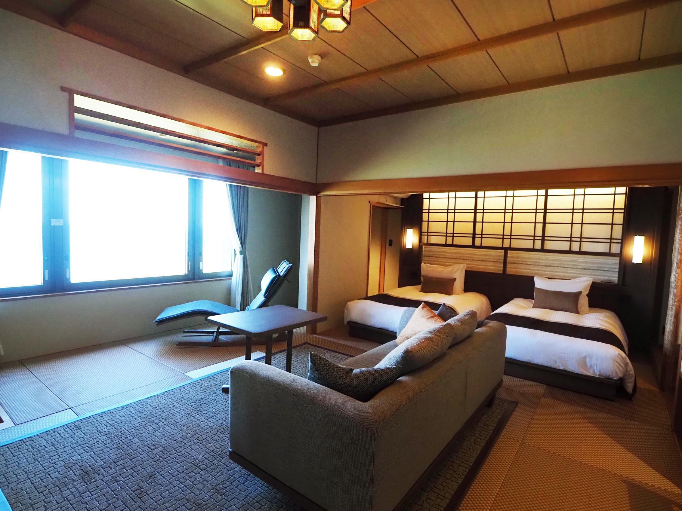 【佐渡】HOTEL AZUMA　ご宿泊券　　（ホテル吾妻）選べるお部屋　露天風呂付「プレミアスイートルーム」（定員６名）１泊２食付2名様　平日利用　電話予約のみ対象