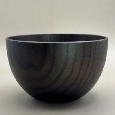 ふるさと納税 海南市 お椀　黒漆(大)